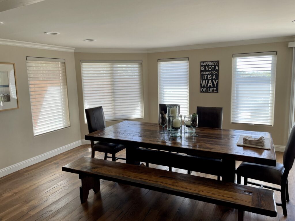 SILHOUETTE® SHEER SHADES Dinning Room